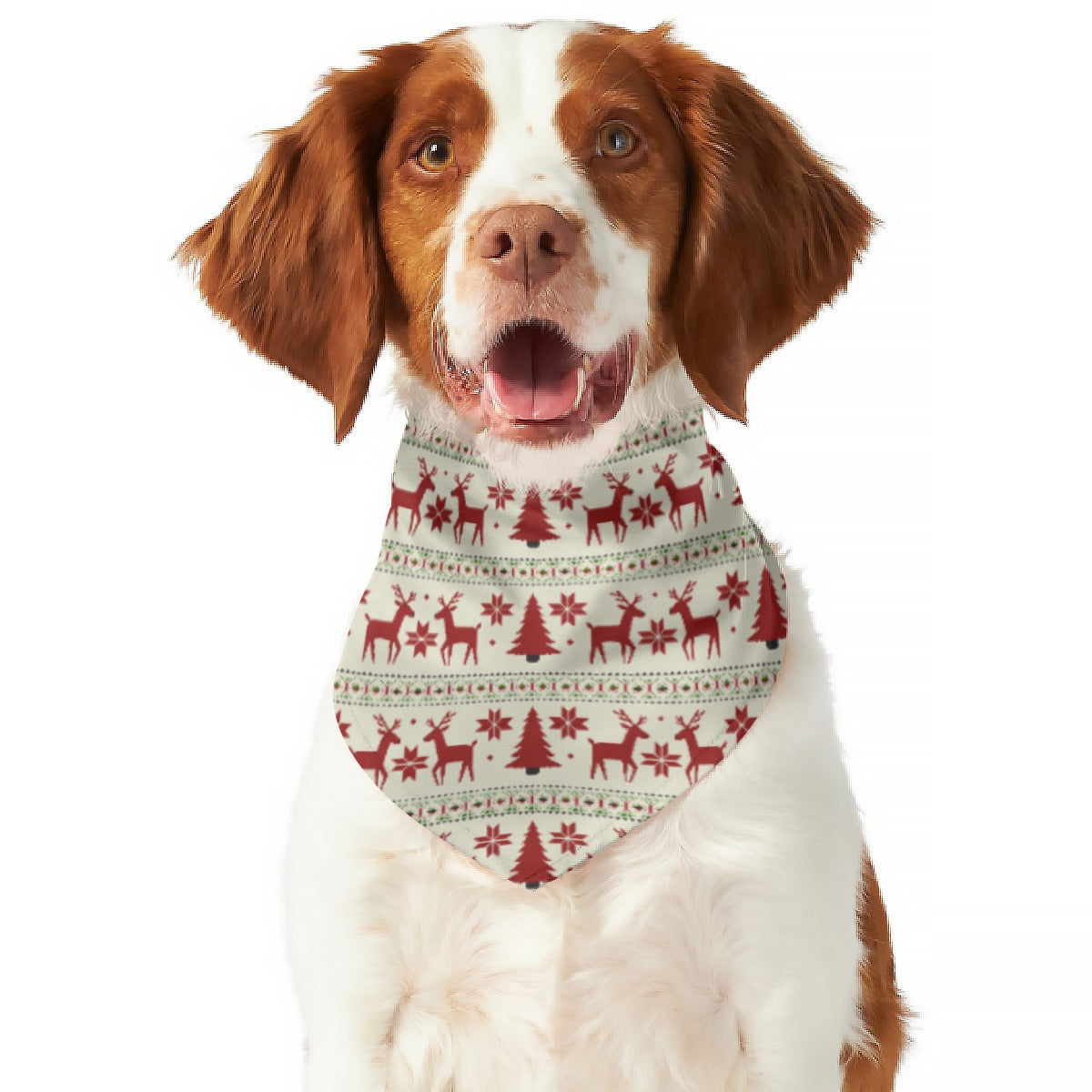 Christmas Deer Dog Scarf