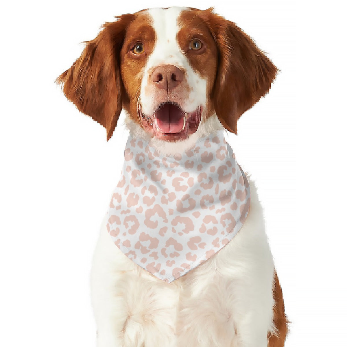 Pink Leopard Pattern Dog Scarf