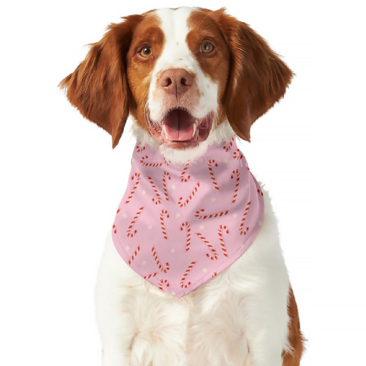 Pink Candy Canes Dog Scarf BABA DRIP