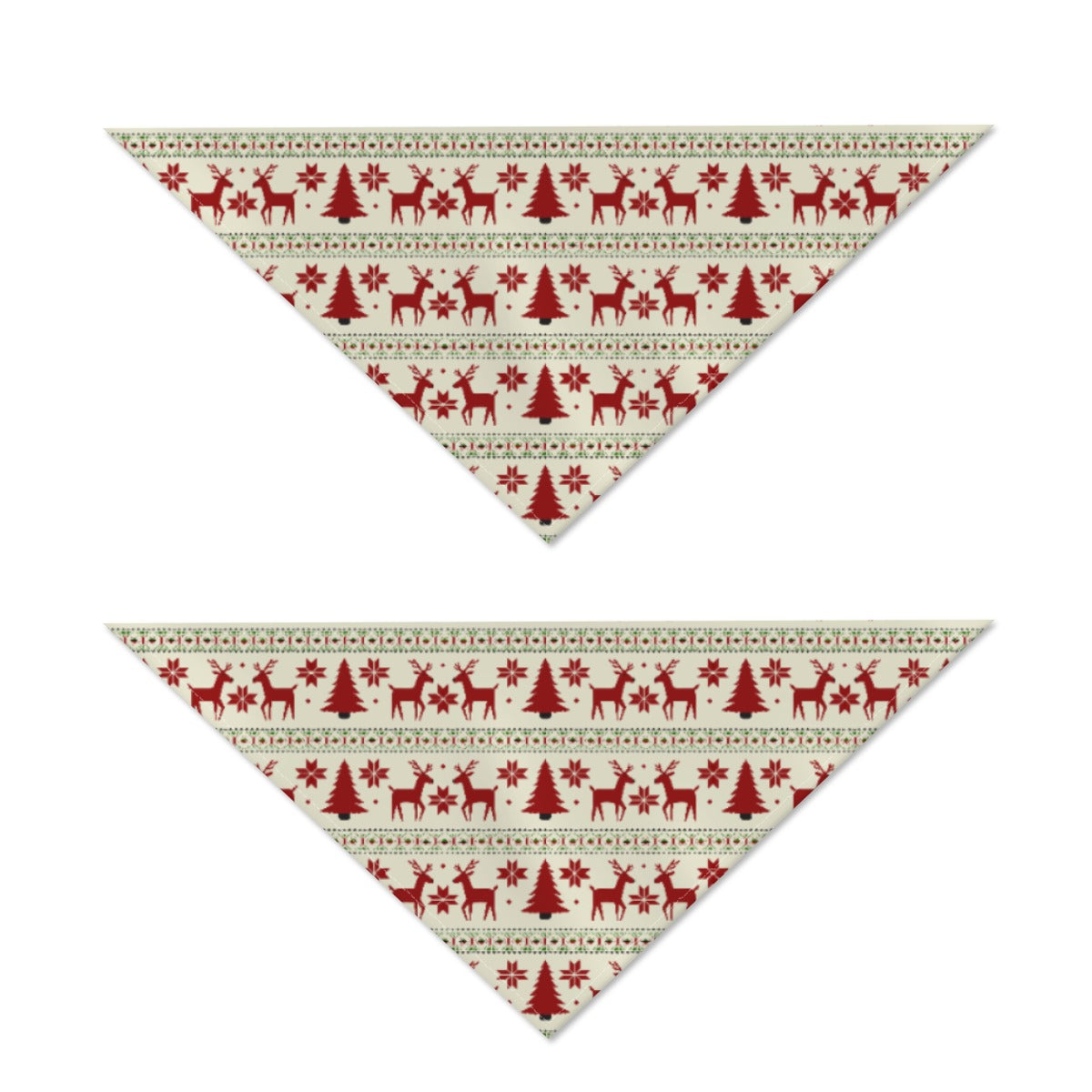 Christmas Deer Dog Scarf