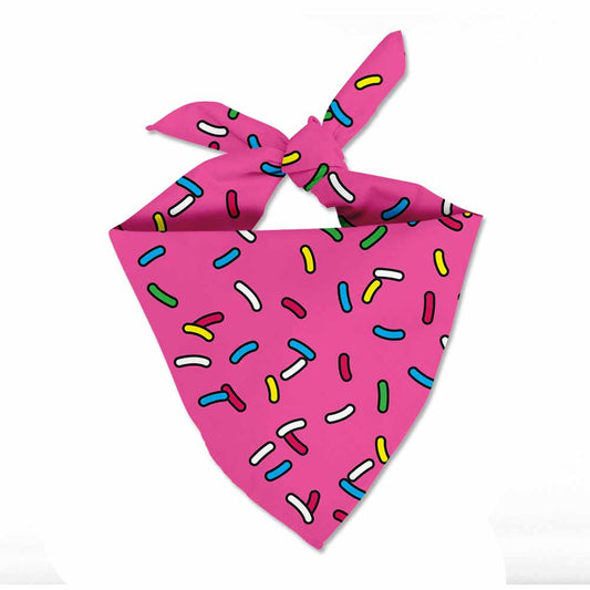 Cartoon Sprinkle Dog Scarf