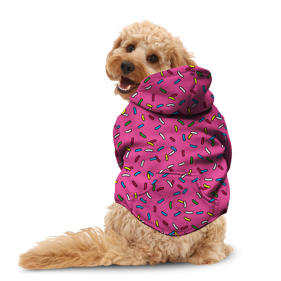 Cartoon Sprinkle Dog Hoodie