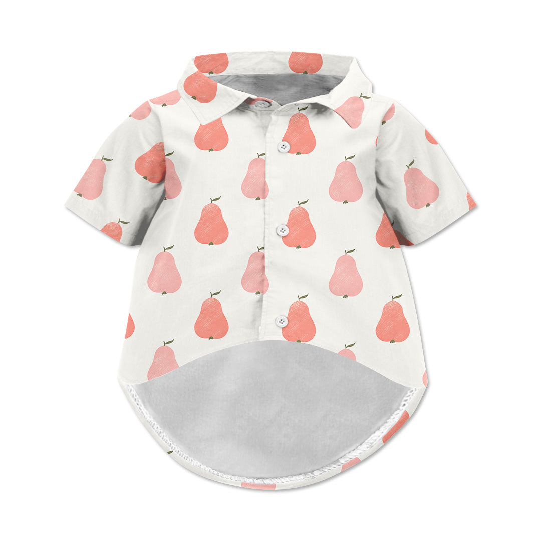 Pear Dog Hawaiian Button Up