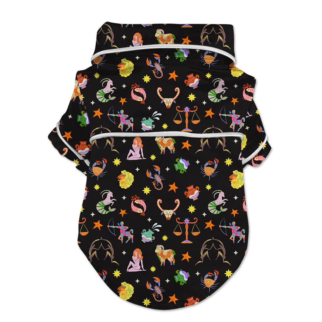 Zodiac Pattern Small Dog Pajama