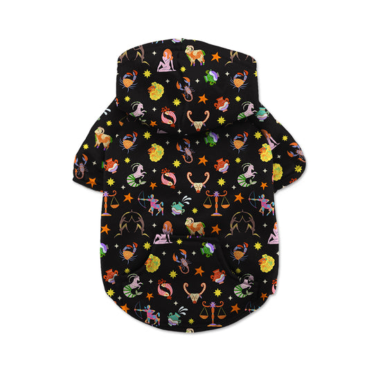 Zodiac Pattern Dog Hoodie