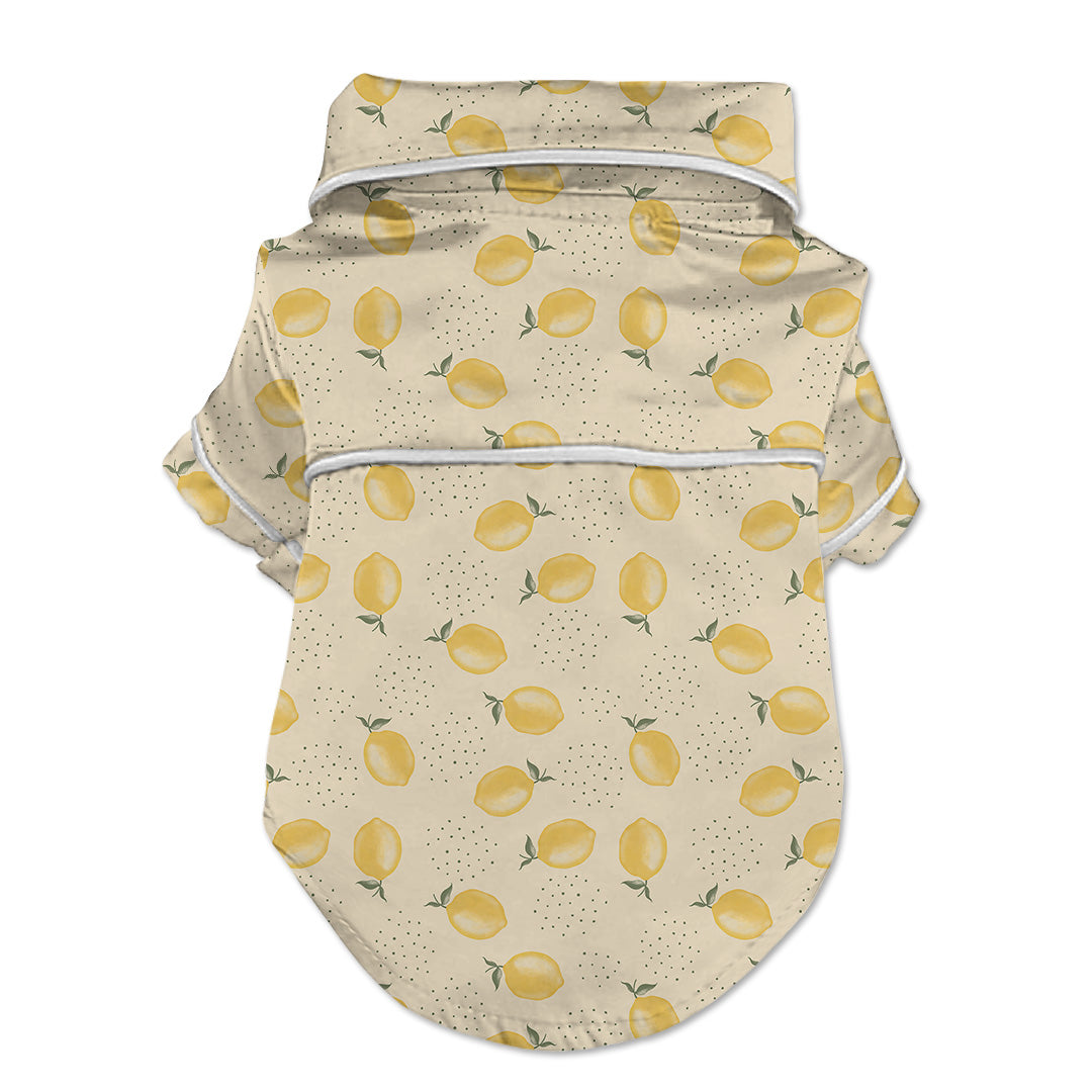 Lemon Small Dog Pajama