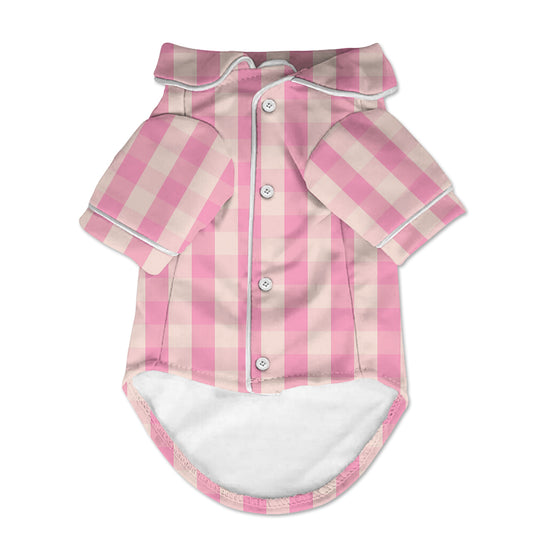 Checkered Pastel Small Dog Pajama