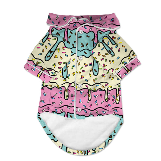 Ice Cream Drip Small Dog Pajama