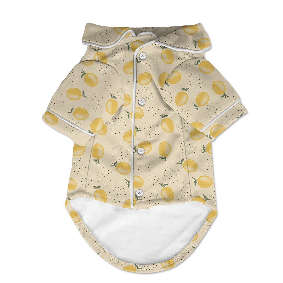 Lemon Big Dog Pajama