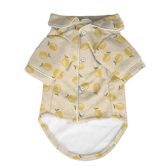 Lemon Small Dog Pajama