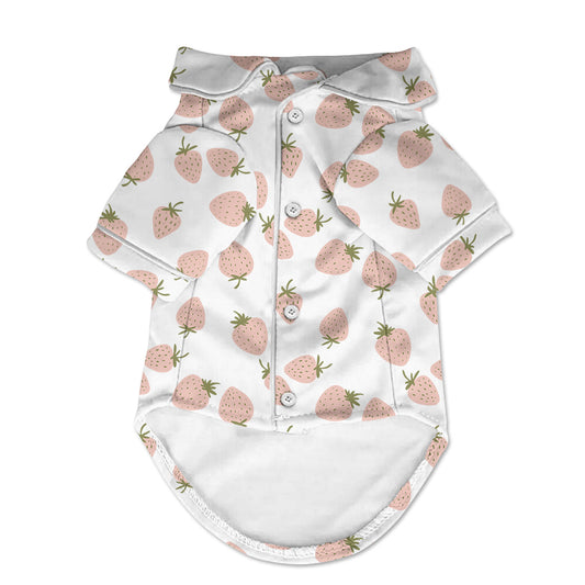 Strawberry Small Dog Pajama