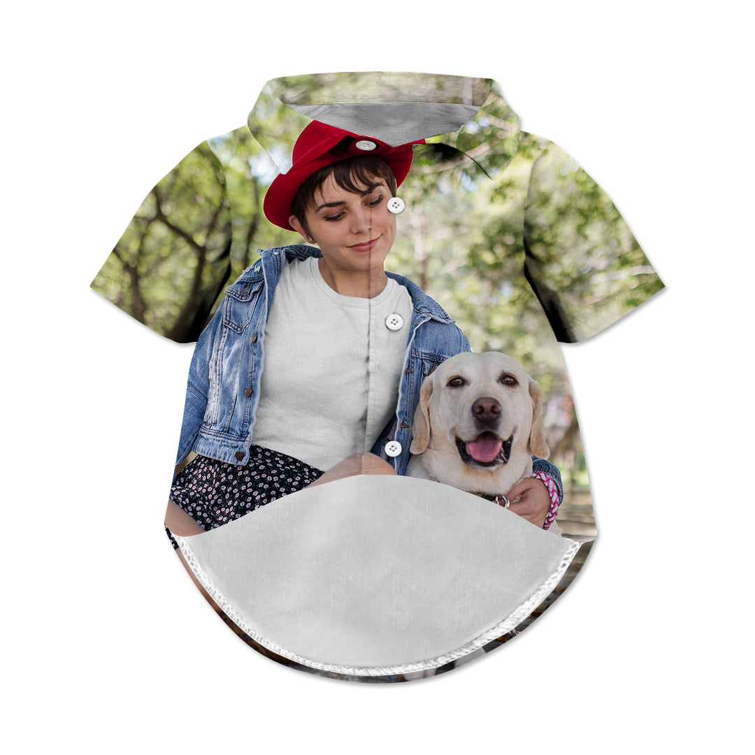 Custom Dog Hawaiian Button Up