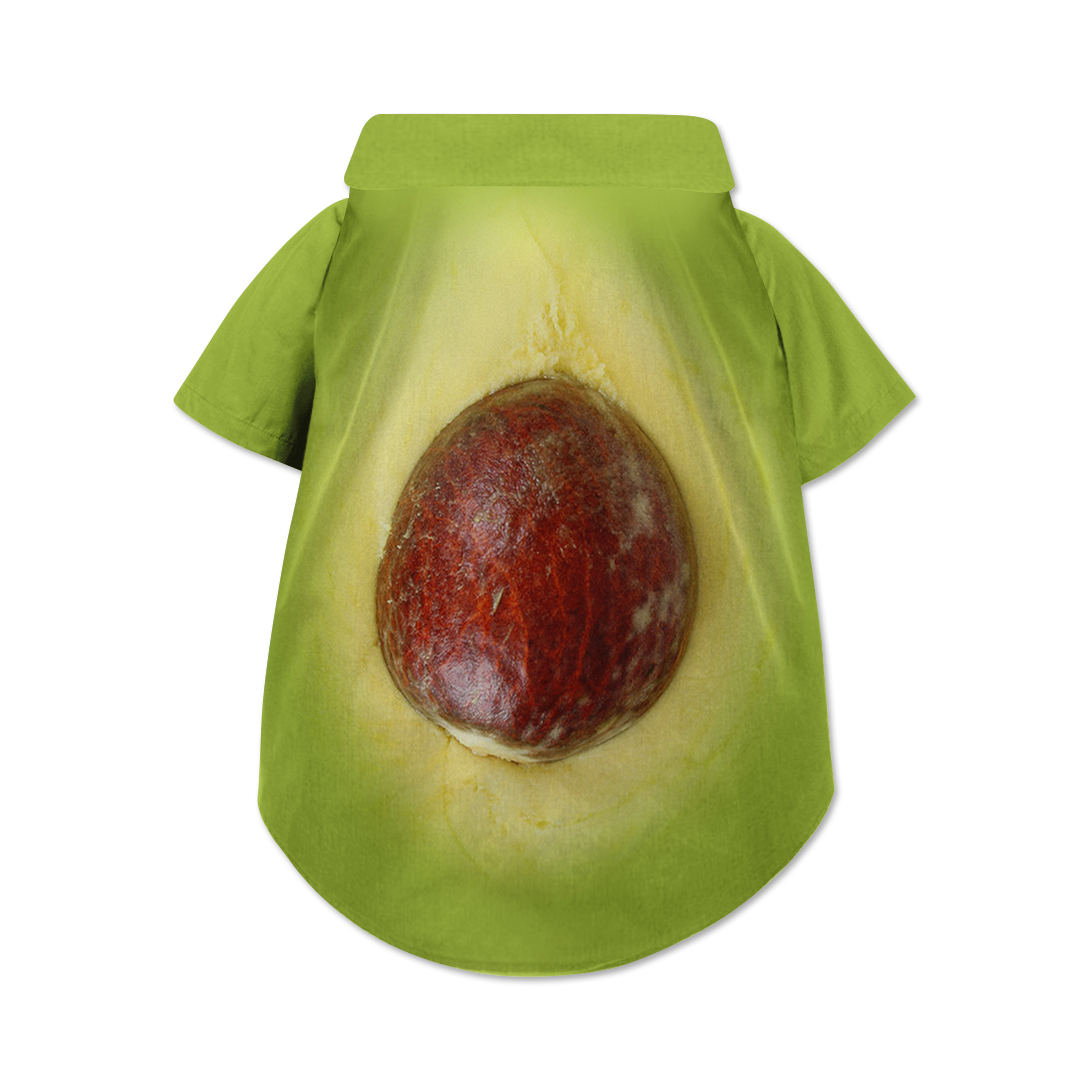 Avocado Dog Hawaiian Button Up