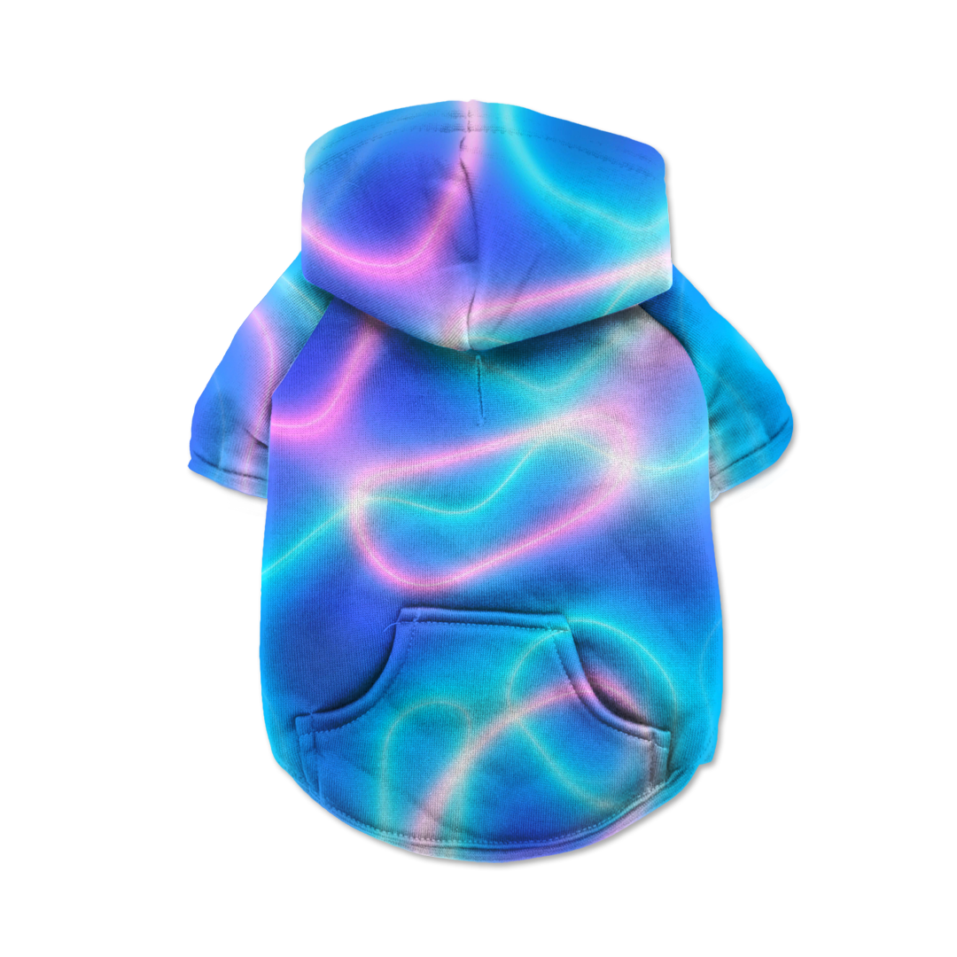 Neon Glow Dog Hoodie