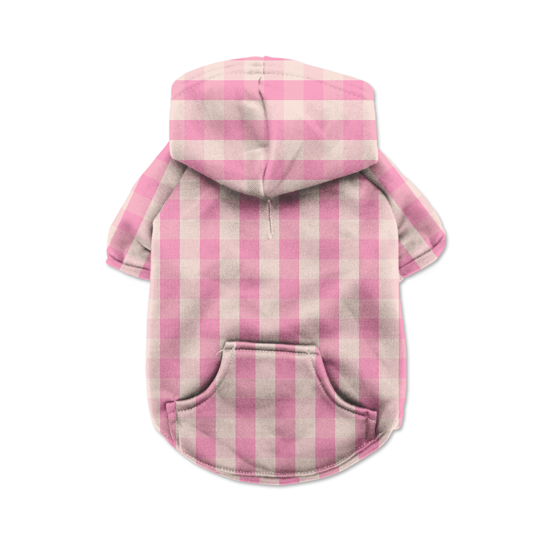 Checkered Pastel Dog Hoodie