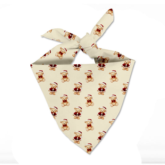 Christmas Teddy Bears Dog Scarf