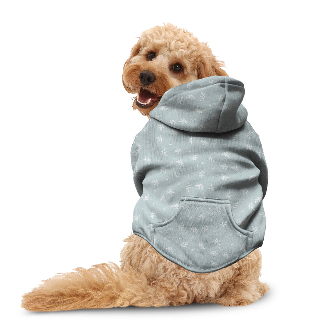 Blue Twig Dog Hoodie