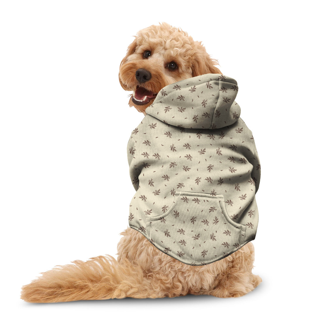 Autumn Twig Dog Hoodie