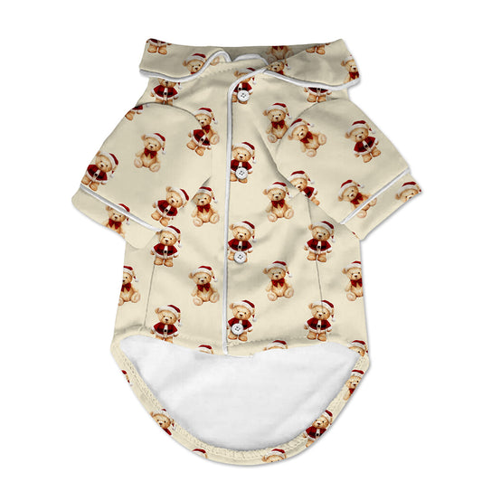 Christmas Teddy Bears Small Dog Pajama