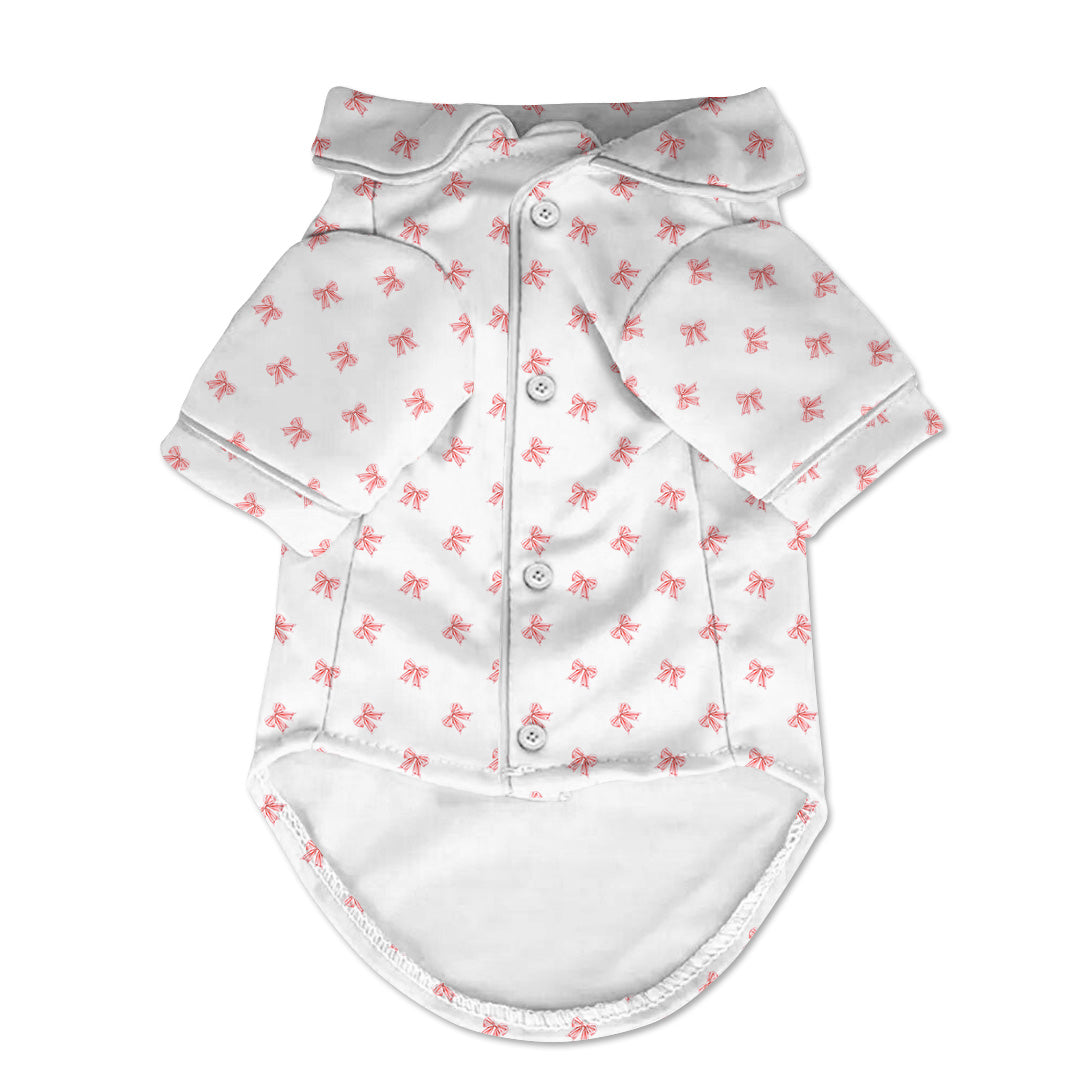 Pink Bow Big Dog Pajama