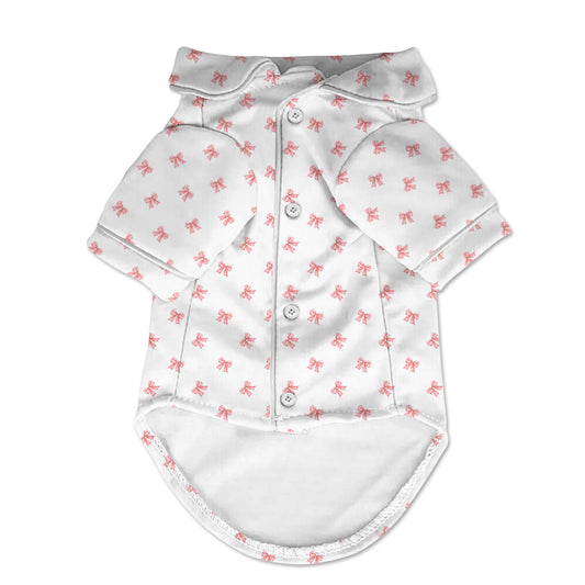 Pink Bow Small Dog Pajama