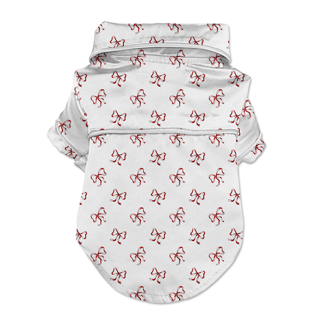 Red Bow Small Dog Pajama