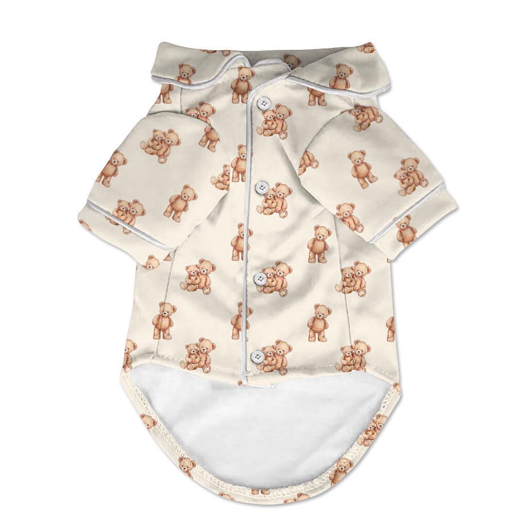 Couple Teddy Bear Small Dog Pajama