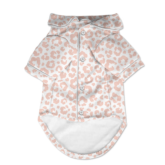 Pink Leopard Pattern Big Dog Pajama