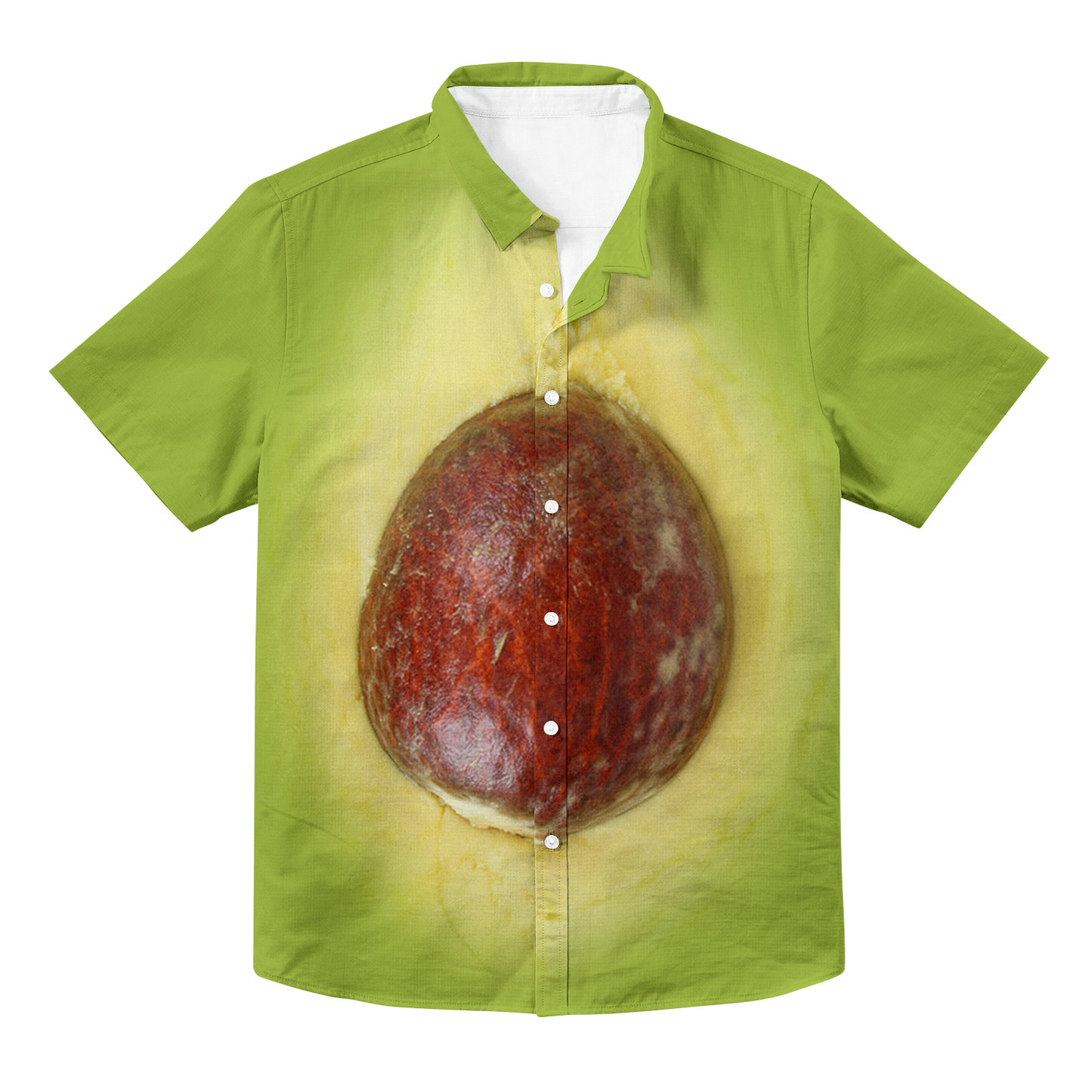 Avocado Unisex Hawaiian Button Up