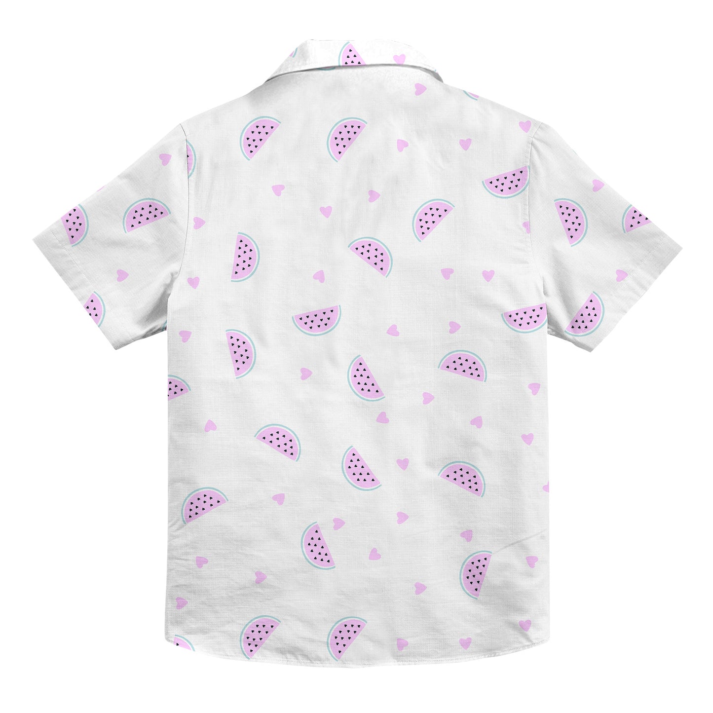 Watermelon Unisex Hawaiian Button Up