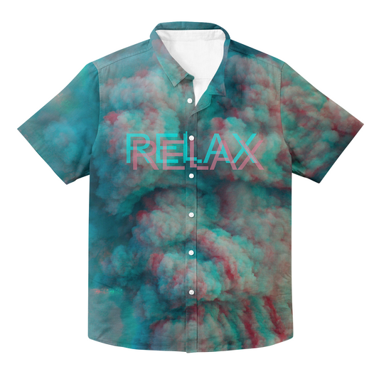 Relax Unisex Hawaiian Button Up