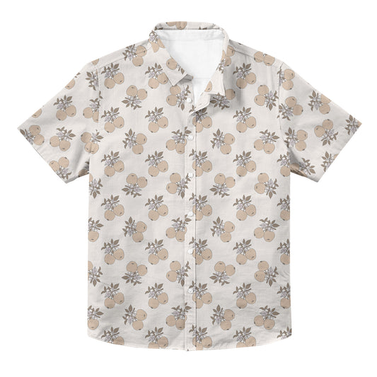 Apple Unisex Hawaiian Button Up