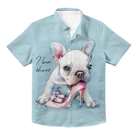 My Cute Dog Unisex Hawaiian Button Up