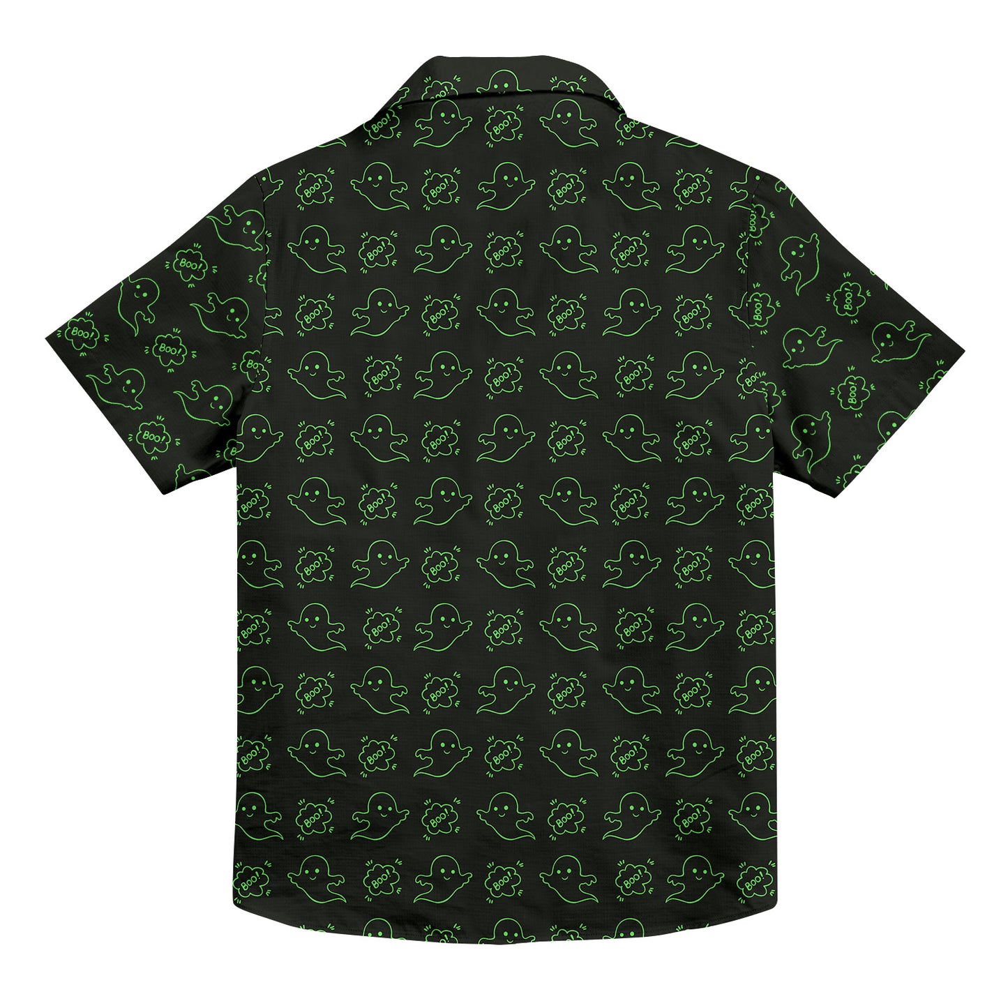 Boo! Unisex Hawaiian Button Up