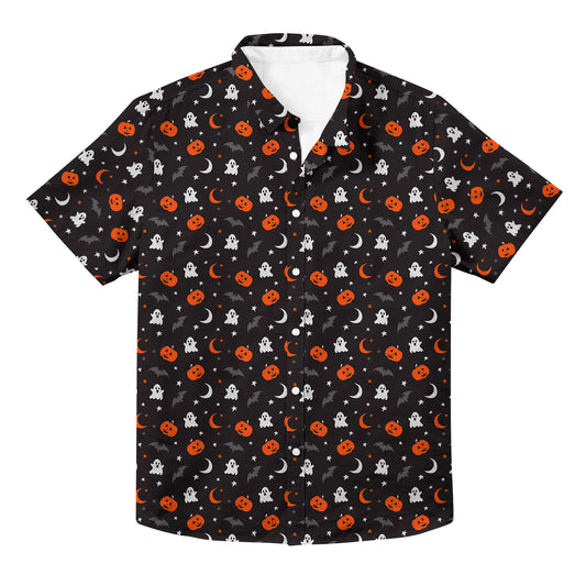 Spooky Unisex Hawaiian Button Up