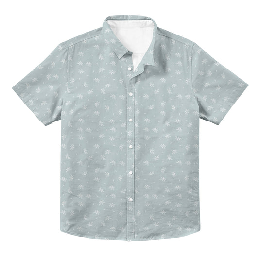 Blue Twig Unisex Hawaiian Button Up