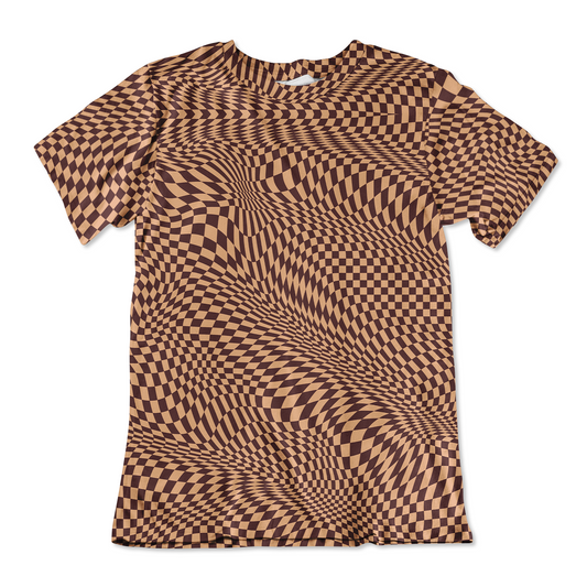 Trippy Checkered Unisex Tee