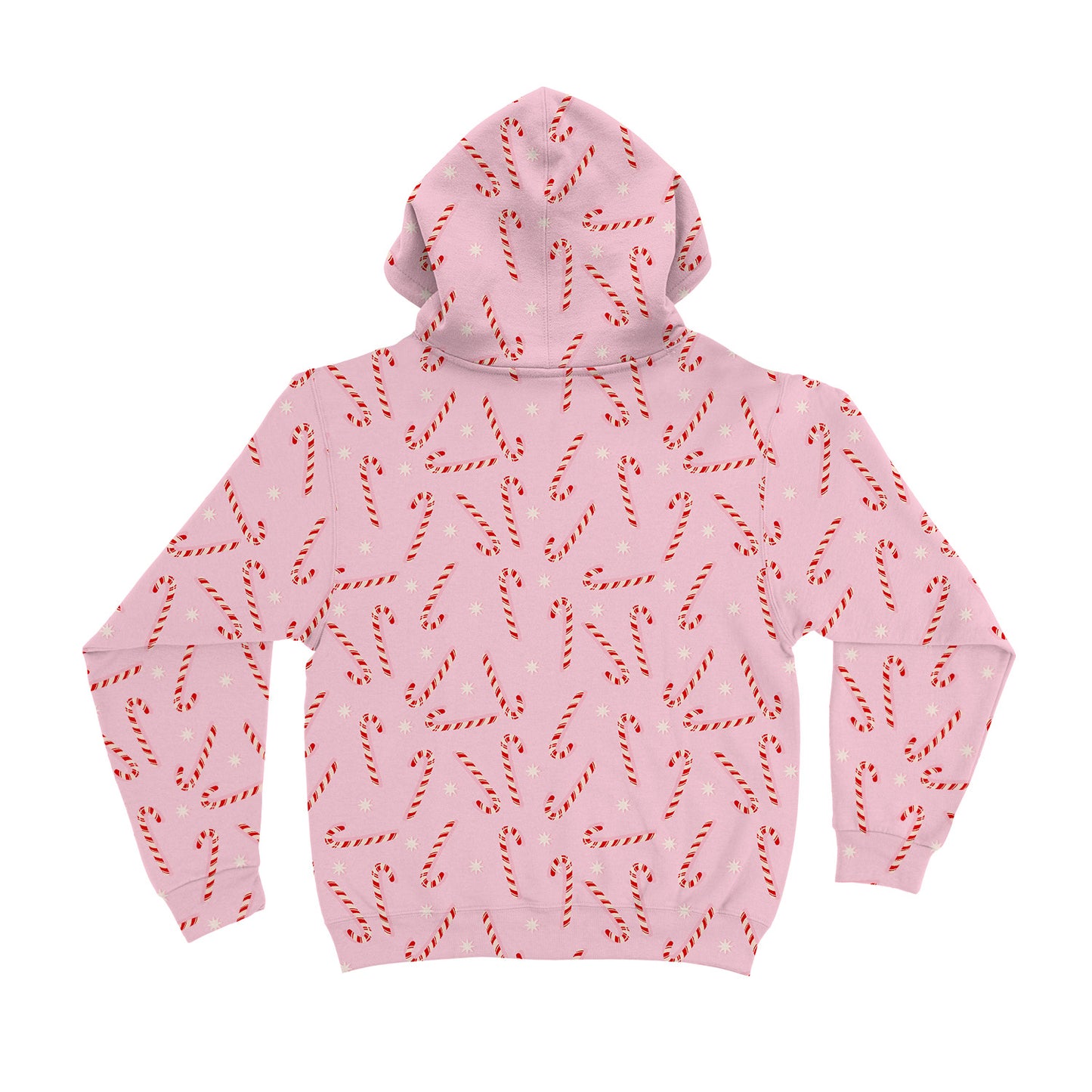 Pink Candy Canes Unisex Hoodie