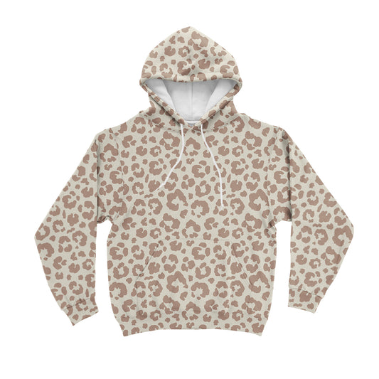 Brown Leopard Pattern Unisex Hoodie