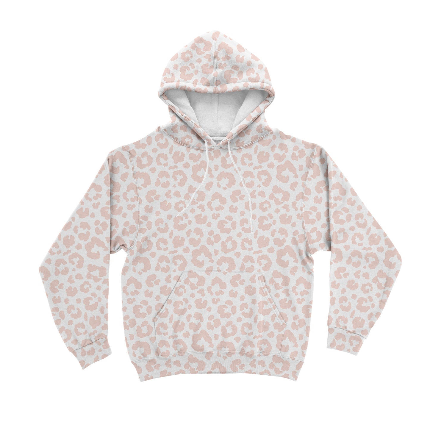 Pink Leopard Pattern Unisex Hoodie