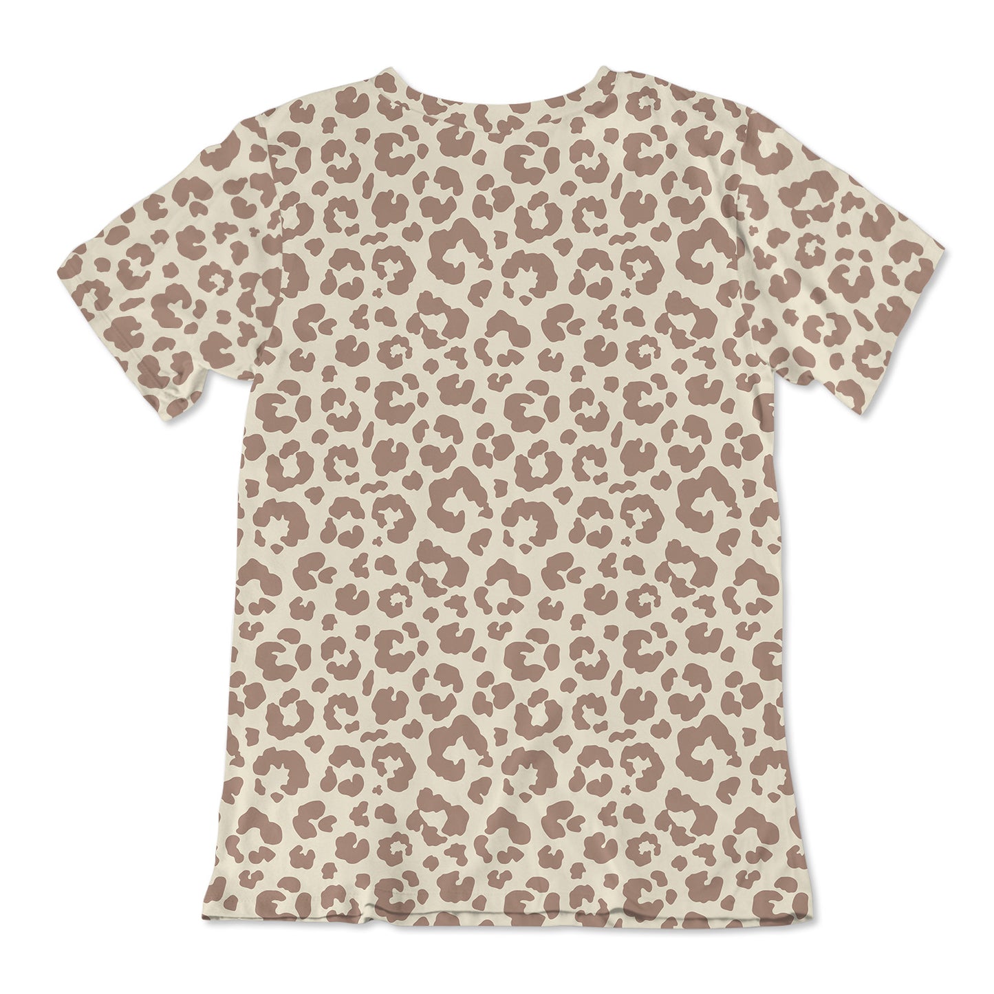 Brown Leopard Pattern Unisex Tee