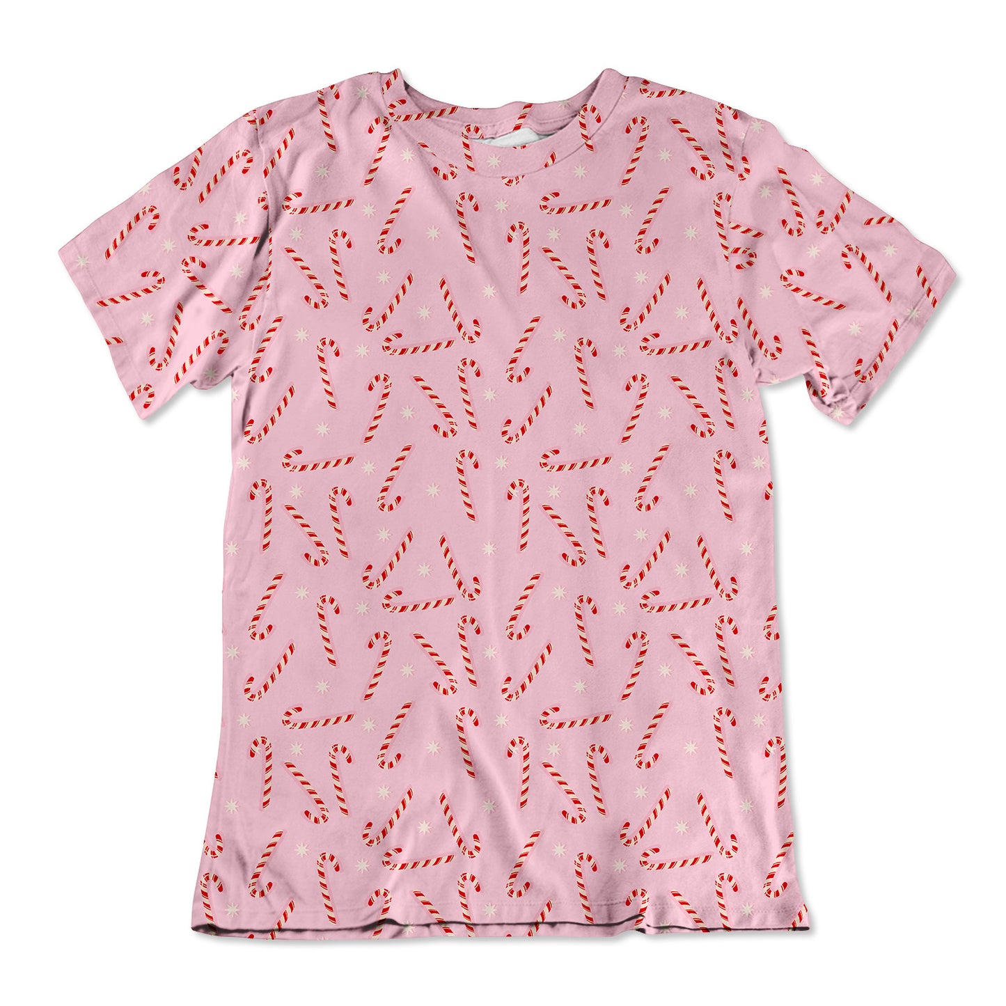 Pink Candy Canes Unisex Tee