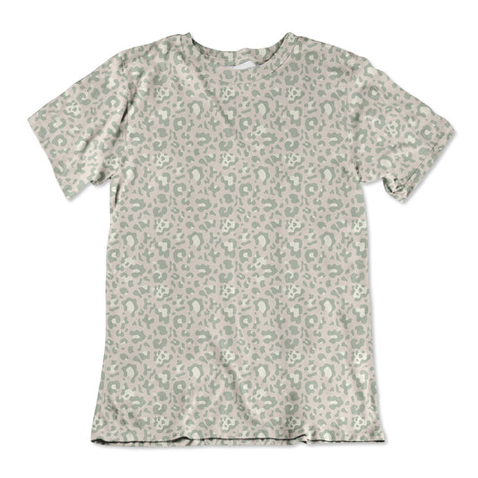 Green Leopard Pattern Unisex Tee