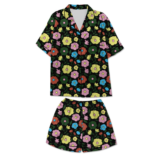 Big Flowers Women's Pajama Set