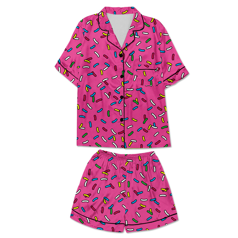 Cartoon Sprinkle Women's Pajama Set