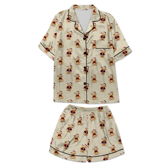 Christmas Teddy Bears Women's Pajama Set