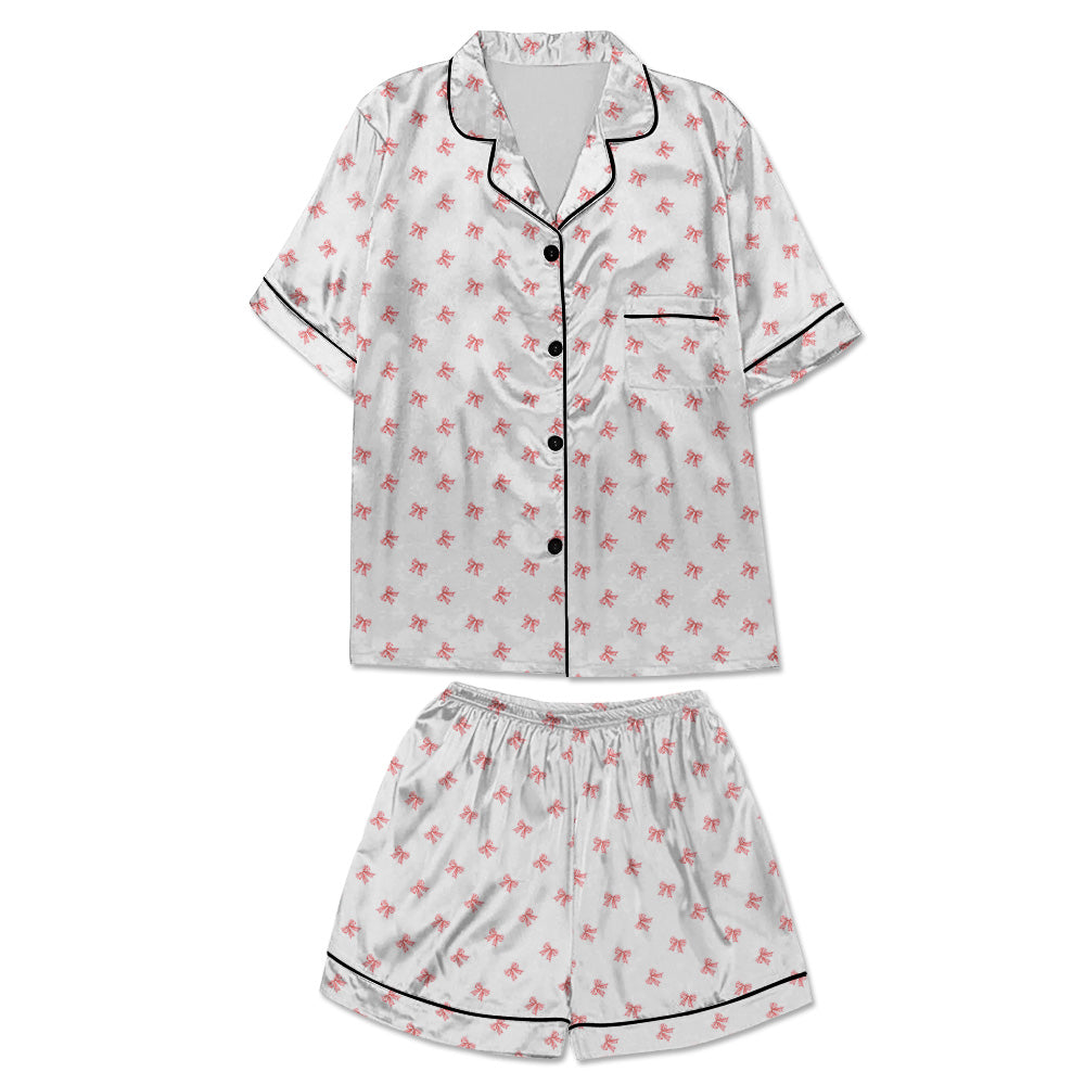 Pink Bow Women's Pajama Set