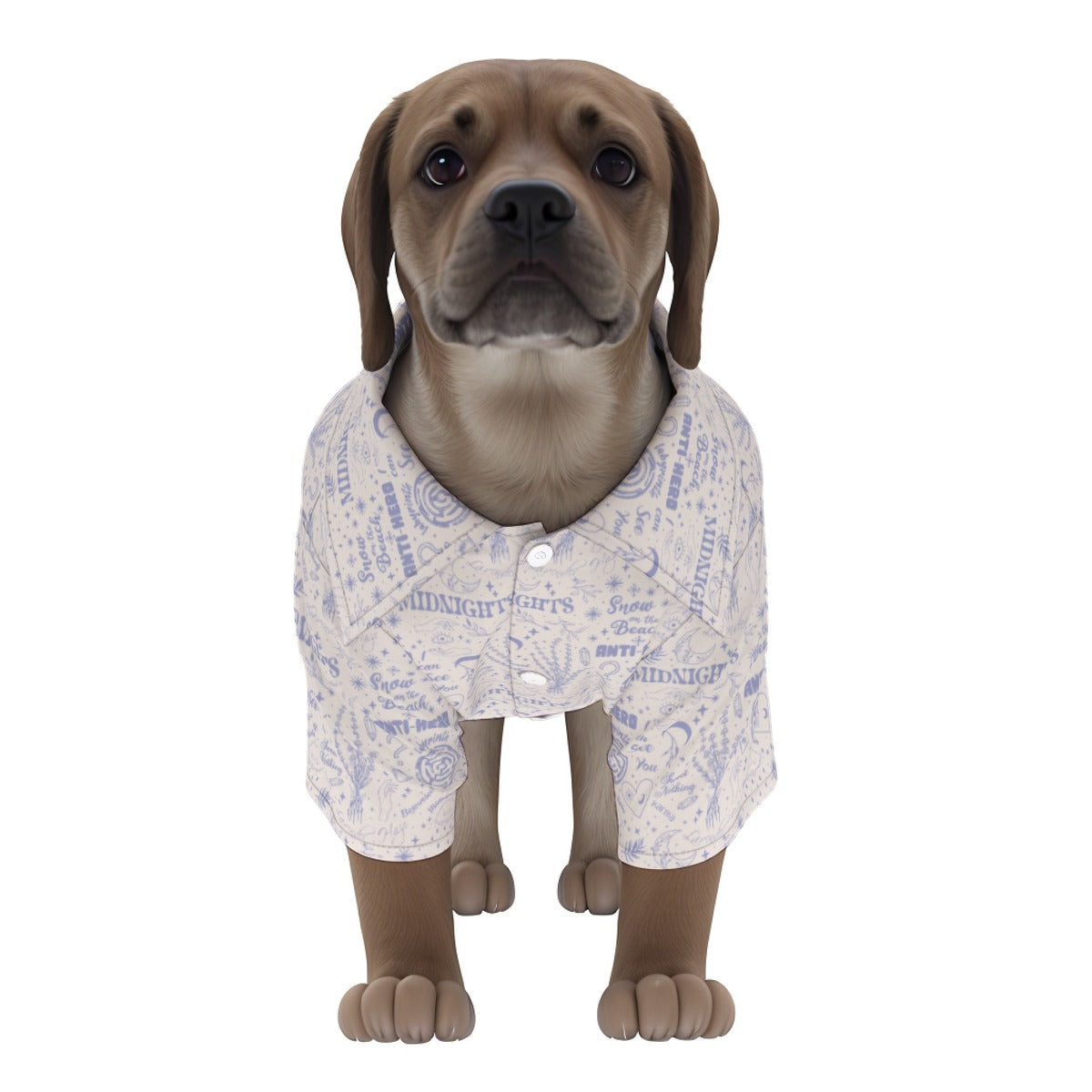 Anti-Hero Dog Hawaiian Button Up