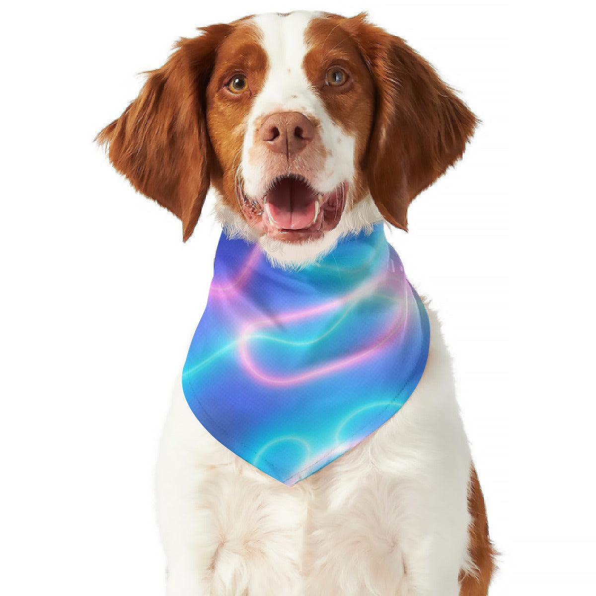 Neon Glow Dog Scarf